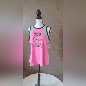 Women's Pink Tank Top Size Large
